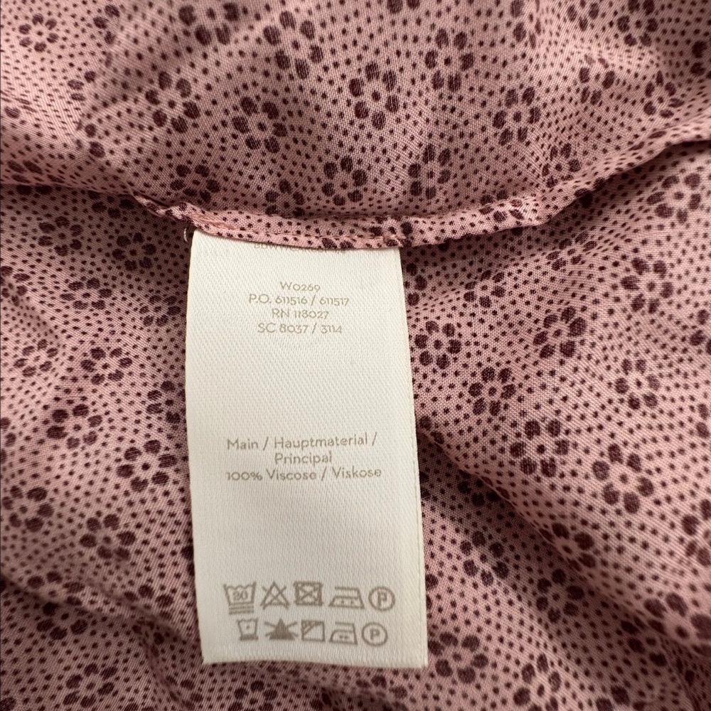 Boden Floral Pink Ruffle Blouse - Picture 3 of 3